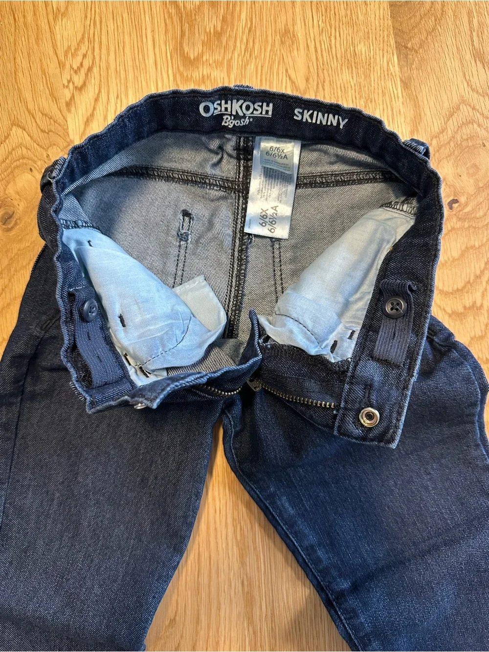 OshKosh B'gosh Girls Dark Indigo Skinny Jeans size 6/6x
